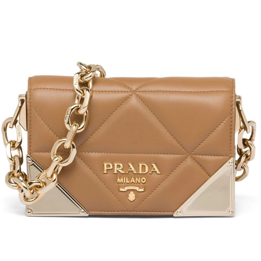 Prada Napa Quilted leather shoulder & crossbody bag